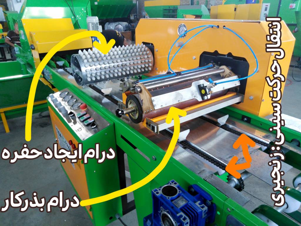 دستگاه کاشت بذر گلخانه ای